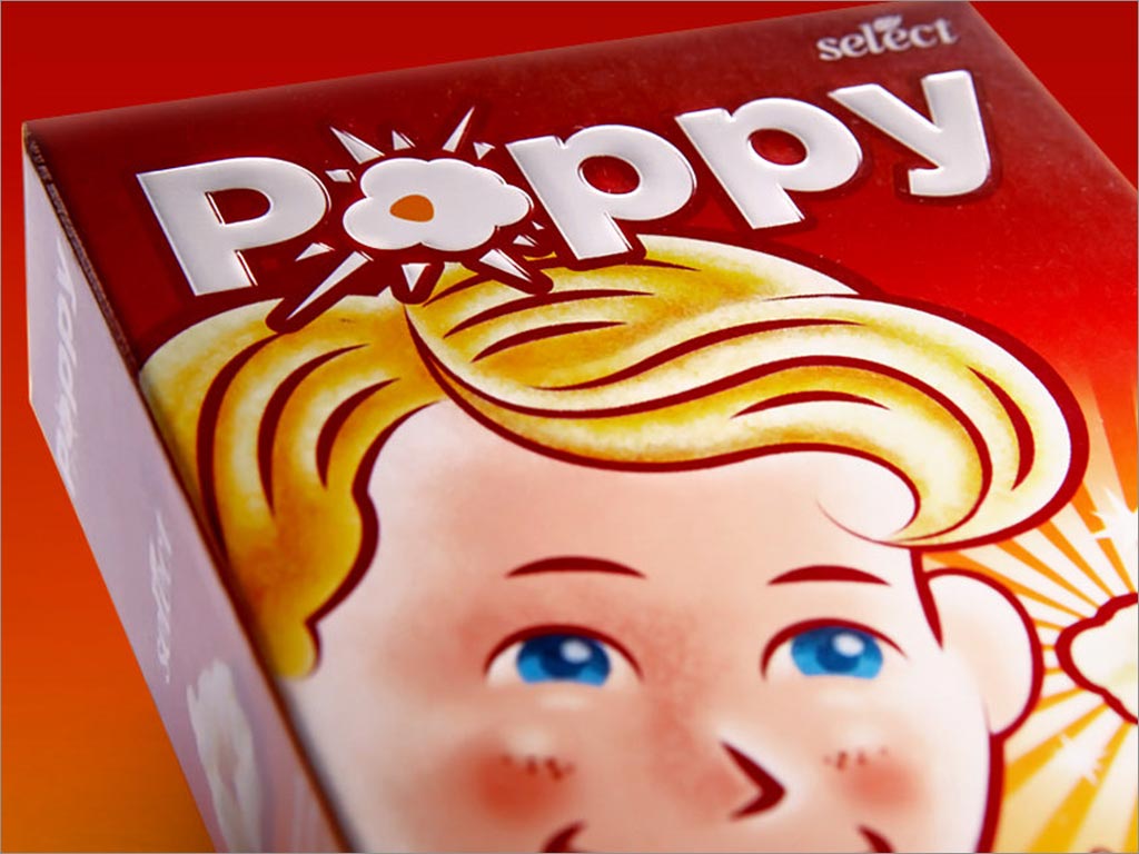意大利poppy爆米花包裝設(shè)計之局部細節(jié)特寫