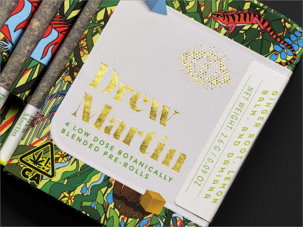 英國Drew Martin香煙包裝設(shè)計(jì)之局部特寫