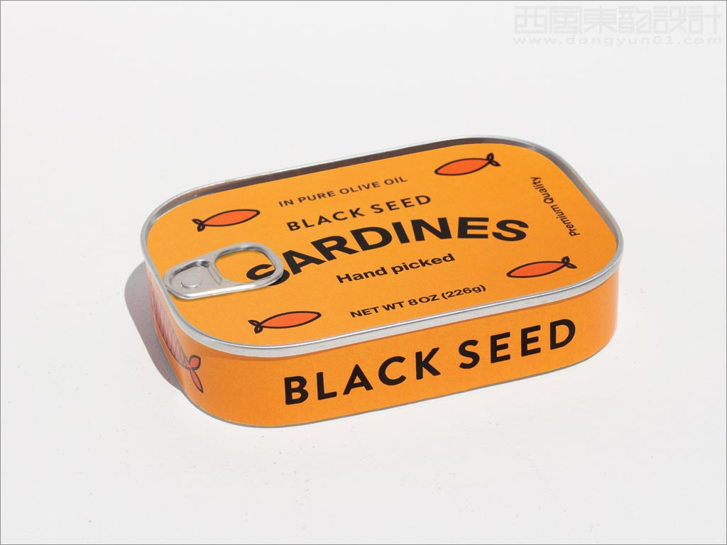 美國(guó)Black Seed Bagel魚(yú)罐頭包裝設(shè)計(jì)
