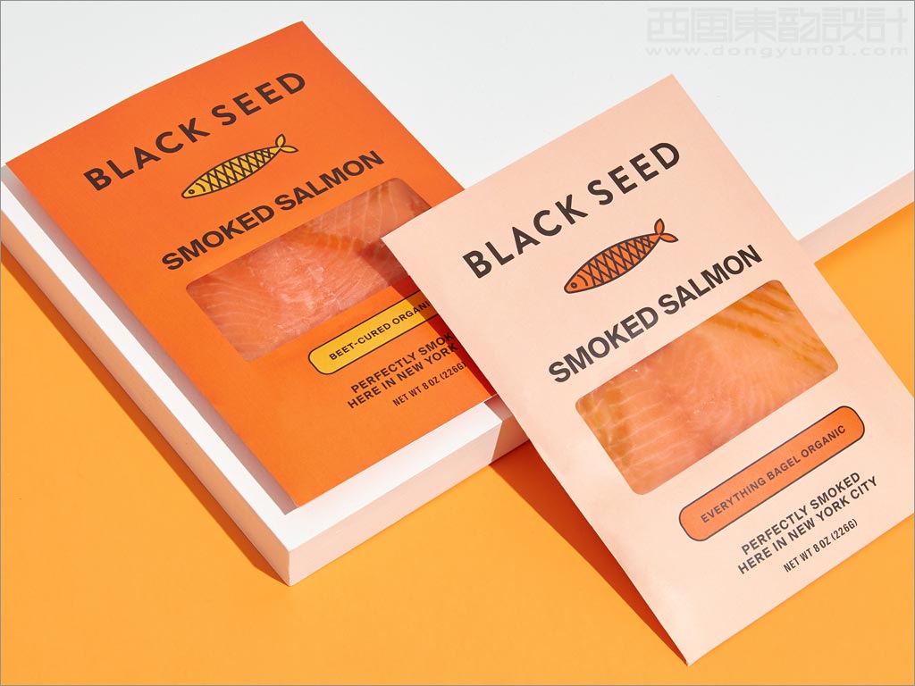 美國(guó)Black Seed Bagel三文魚(yú)包裝袋設(shè)計(jì)