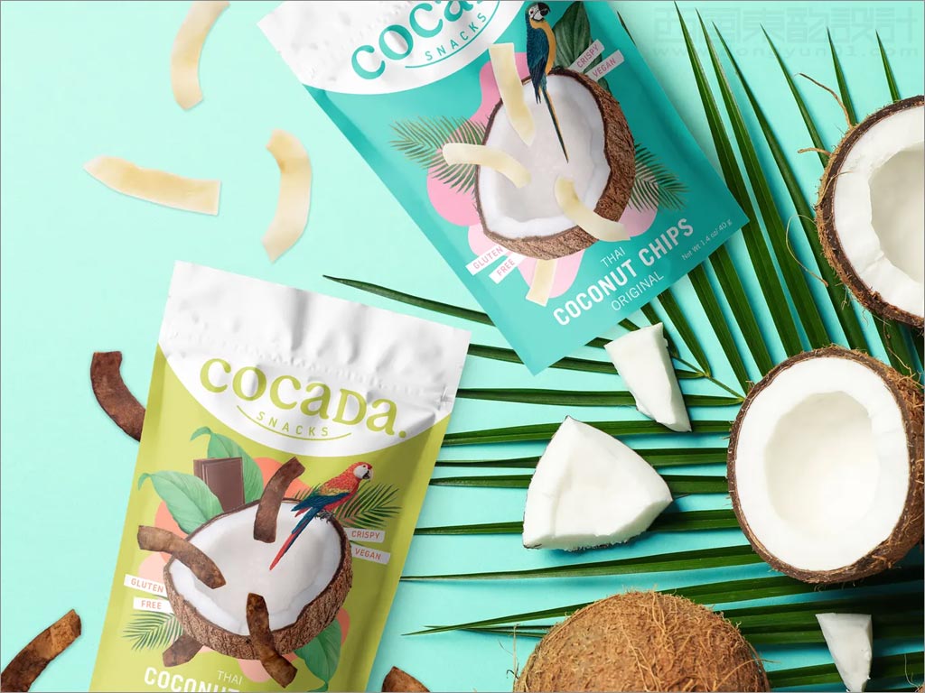 西班牙cocada椰子甜點(diǎn)零食小吃包裝設(shè)計