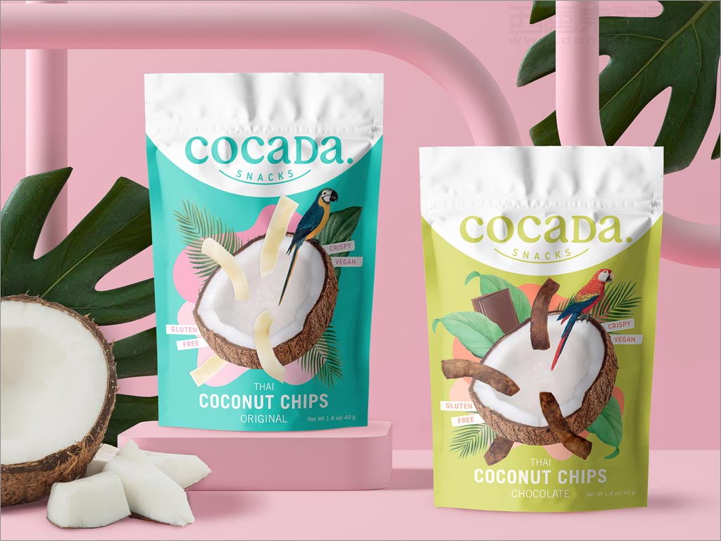 西班牙cocada椰子甜點(diǎn)零食小吃包裝設(shè)計