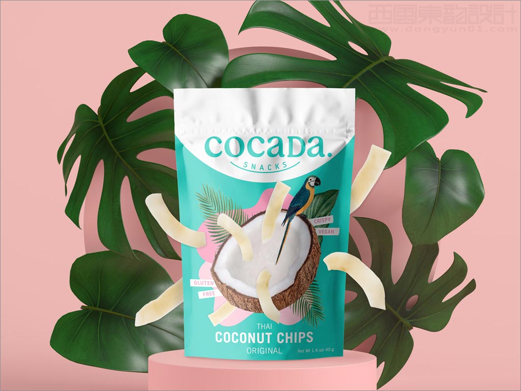 西班牙cocada椰子甜點(diǎn)零食小吃包裝袋設(shè)計