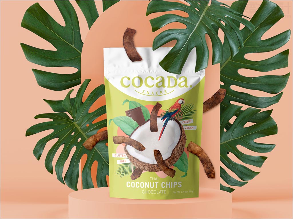 西班牙cocada椰子甜點(diǎn)零食小吃包裝設(shè)計之實物照片