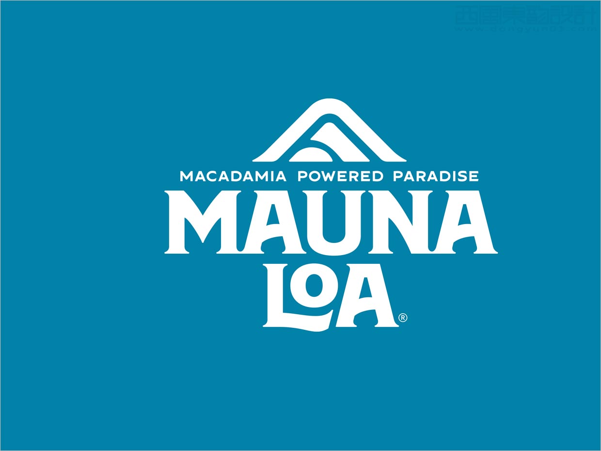 美國Mauna Loa夏威夷堅(jiān)果零食logo設(shè)計
